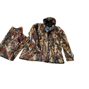 Master sports gear ruggedoutdoor silent rain jacket and pants  camoufla